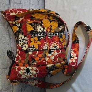 Vera Bradley Floral Patchwork Bag - Red, Yellow, Black